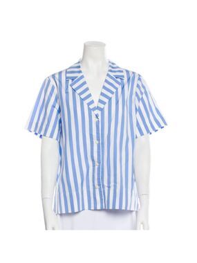 Kule Striped Button-Down Top